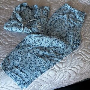 Ralph Lauren Blue Floral Pajama Set